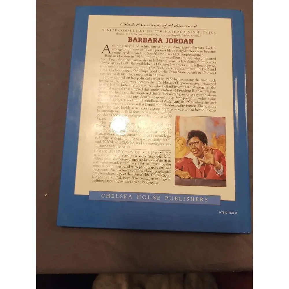 Black Americans Of Achievement Barbara Jordan